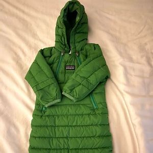 Patagonia baby down bunting jacket